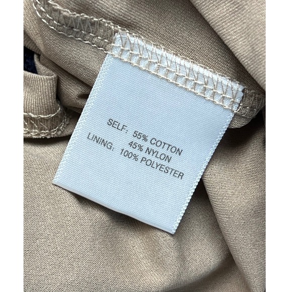 Rose + Olive Navy Blue Lace Crochet Mock Neck‎ Sleeveless Lined Top Women's M - Picture 9 of 14